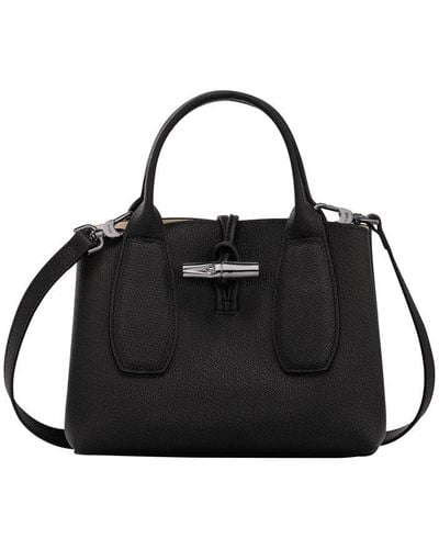 Longchamp Roseau Crossbody Handbag - Black