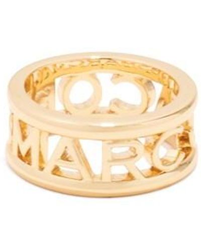 Marc Jacobs Monogram Ring - Metallic