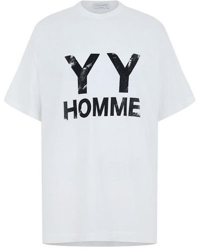 Yohji Yamamoto Yoji Logo T Sn42 - White