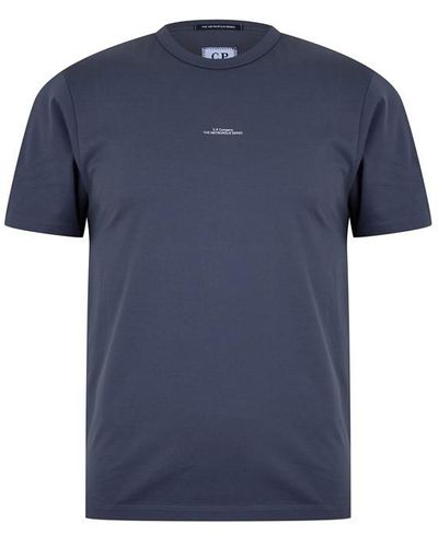 C.P. Company Cp Ss T-shirt Sn99 - Blue