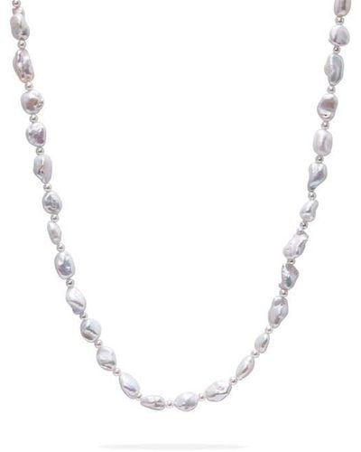 Common Lines Baroque Pearls - Metallic