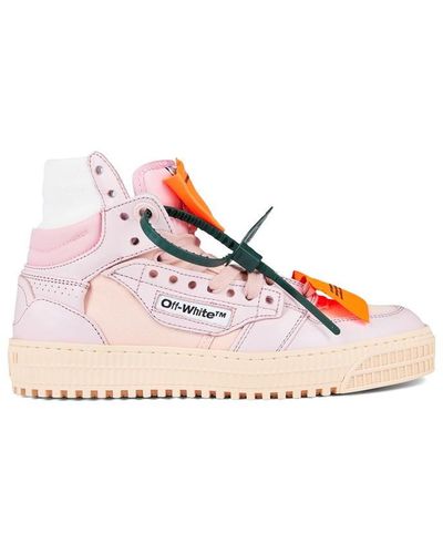 Off-White c/o Virgil Abloh 3.0 Suede Court Trainers - Pink