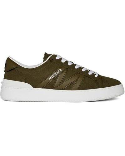 Moncler Monaco Low Top Trainers - Green