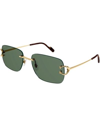 Cartier Sunglasses Ct0330s - Green