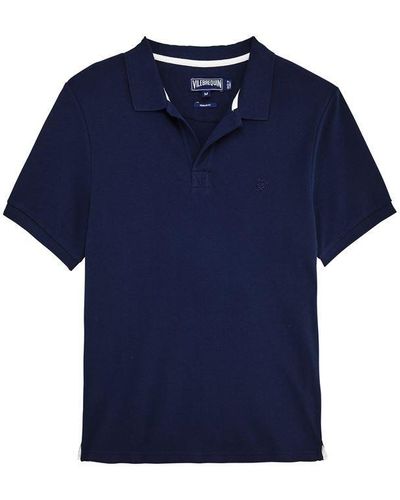 Vilebrequin Pique Polo Shirt - Blue