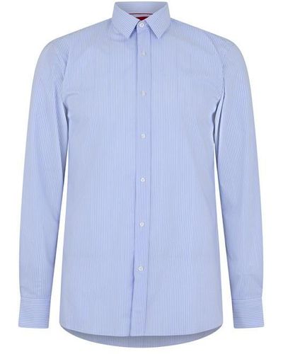 HUGO Elisha Ls Shirt Sn43 - Blue