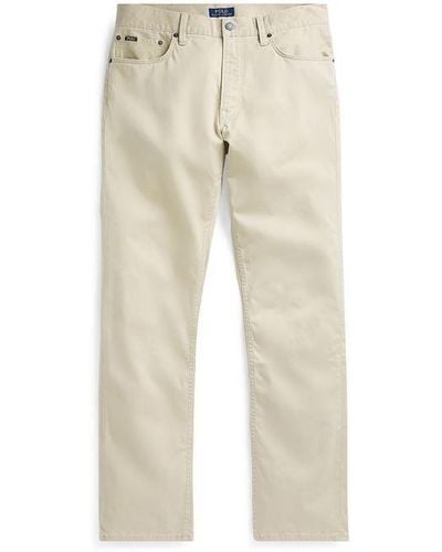 Polo Ralph Lauren Varick 5 Pocket Trousers - Natural