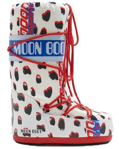 Moon Boot Icon Retrobiker - Red