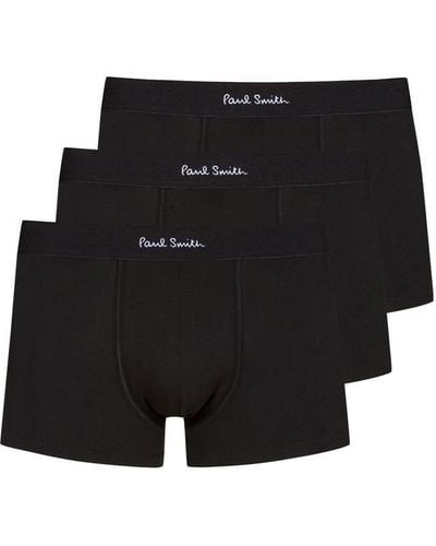 Paul Smith 3 Pack Boxer Shorts - Black