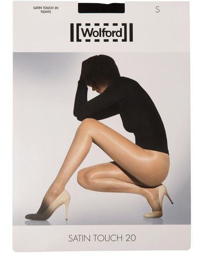 Wolford Satin Touch 3 Pair Pack 20 Denier Tights - Black