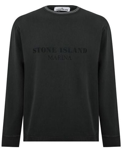 Stone Island Marina Marina Oversize Tshirt - Black