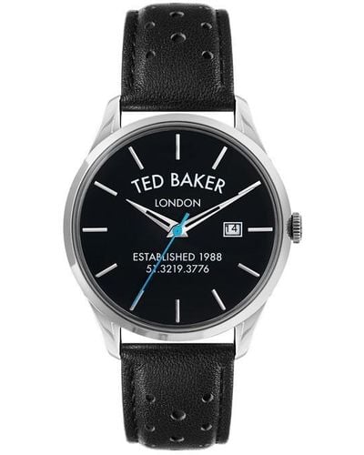 Ted Baker Laytonn Brogue Watch - Black