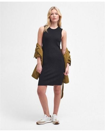 Barbour Paloma Knitted Mini Dress - Black