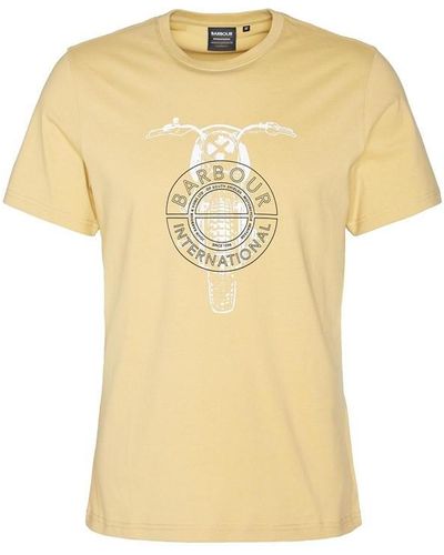 Barbour Motor T-shirt - Yellow