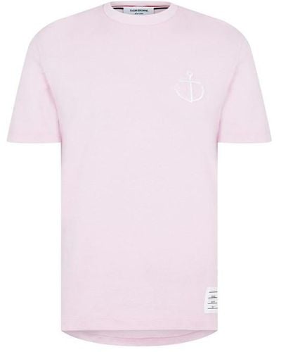 Thom Browne Anchor T-shirt - Pink