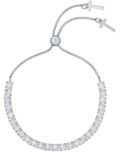 Ted Baker Melrah Crystal Adjustable Tennis Bracelet - White