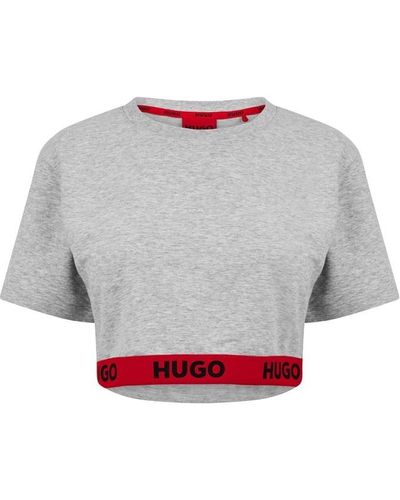 HUGO Sporty Logo_t-shirt 10249156 0 - Grey