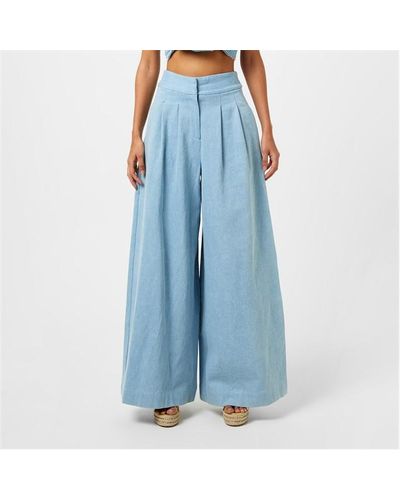 Just BEE Queen Logan Trousers - Blue