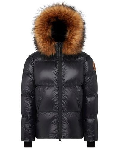 ARCTIC ARMY 's Faux Puffer Jacket - Black