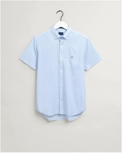 GANT Broadcloth Stripe Shirt - Blue