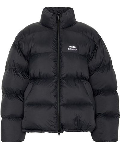 Balenciaga 3b Sports Icon Ski Puffer Jacket - Black