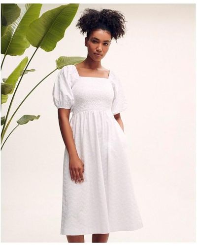 Barbour Areca Midi Dress - White