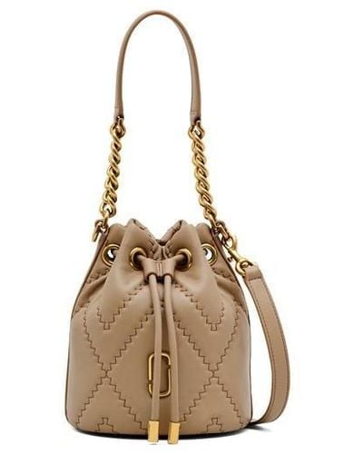 Marc Jacobs Quilted Bucket Bag - Natural