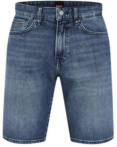 BOSS Re.maine-shorts Bc 10253228 02 - Blue