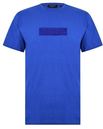 Mallet Box Logo T Shirt - Blue