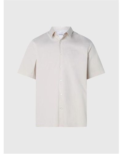 Calvin Klein Poplin Shirt - White
