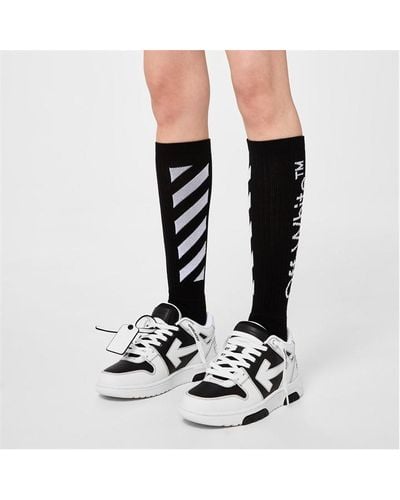 Off-White c/o Virgil Abloh Diag Long Length Socks - Black