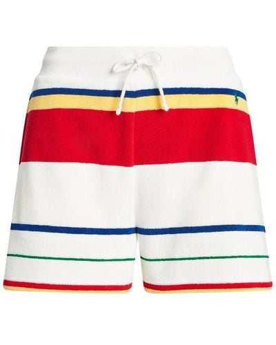 Polo Ralph Lauren Stripe Shorts - Red