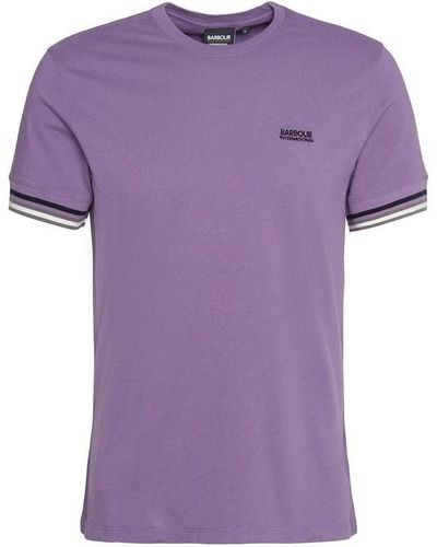 Barbour Cooper T-shirt - Purple