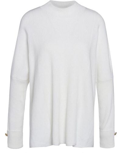 Barbour Enfield Knitted Jumper - White