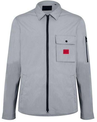 HUGO Emmond Overshirt - Grey