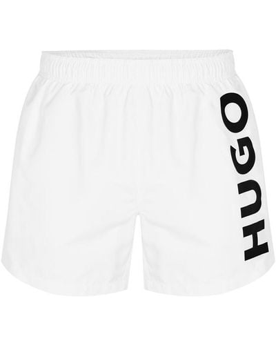 HUGO Abas Swim Shorts - White
