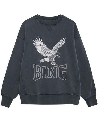 Anine Bing Alto Retro Eagle Sweatshirt - Blue