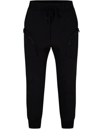 Thom Krom Zipped Jersey jogging Bottoms - Black