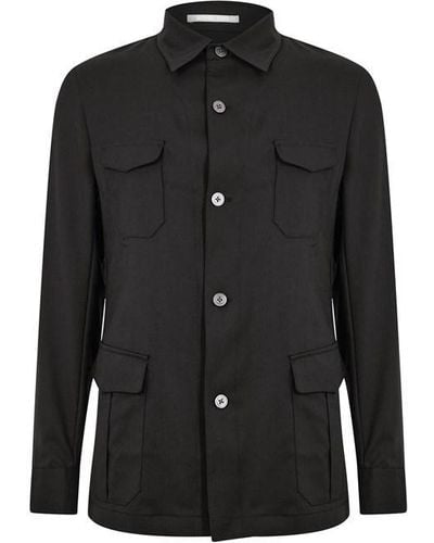 Michael Kors Mk Tailored Overshirt - Black