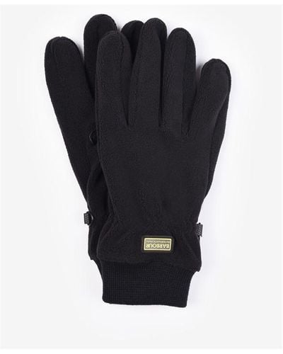 Barbour Axle Fleece Gloves - Black