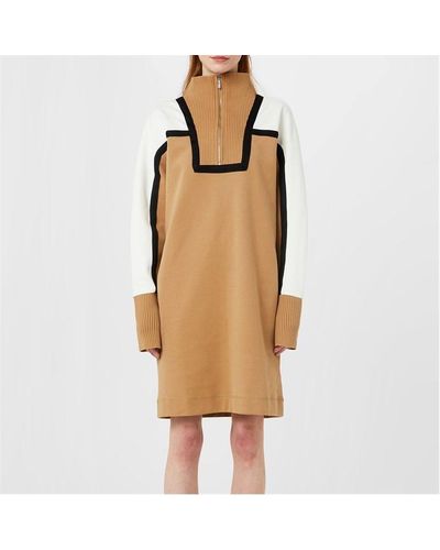 BOSS Emainy Sweatshirt Dress - Brown