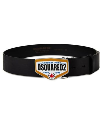 DSquared² Dsq Logo Belt Sn42 - Black