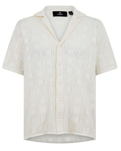 Represent Lace Knit Shirt - White