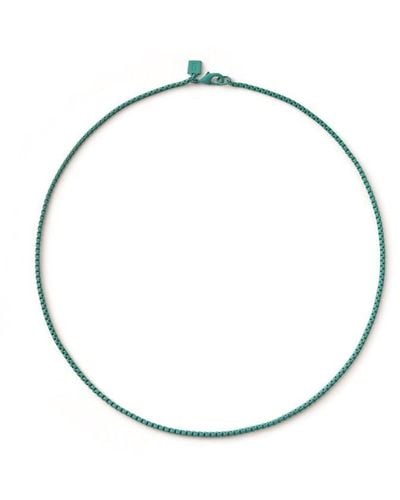 Crystal Haze Jewelry Plastalina Chain Necklace - Metallic