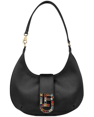 Les Petits Joueurs Cindy Baguette Bag - Black