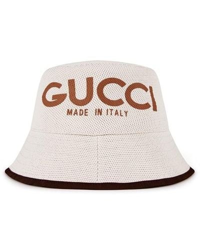 Gucci Bucket Hat Ld42 - White