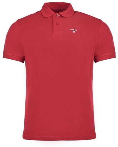 Barbour Sports Polo Shirt - Red