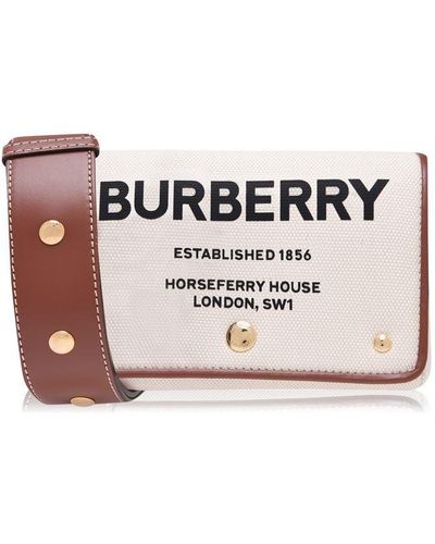 Burberry Hackberry Canvas Bag - Pink