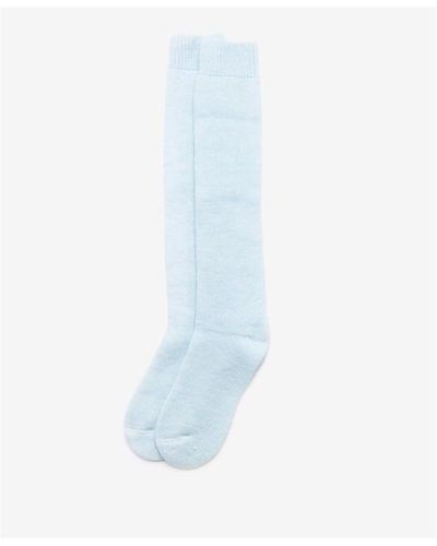 Barbour Wellington Knee Socks - Blue