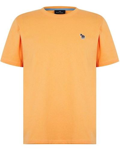 PS by Paul Smith Zebra Crew Neck T-shirt - Orange